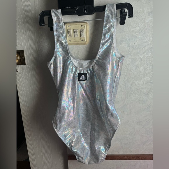 Burnt Soul Irisdescent Rave Bodysuit. Size 12-14. Which is a Large - Picture 2 of 5